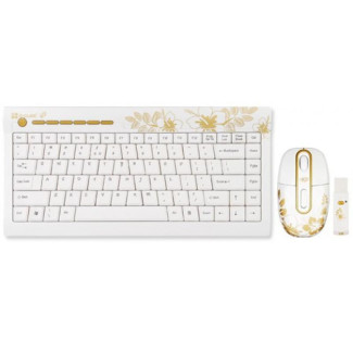 G-Cube Golden Sunrise 2.4GHz Mini Wireless Keyboard Set DE Layout A4-GRKSA-