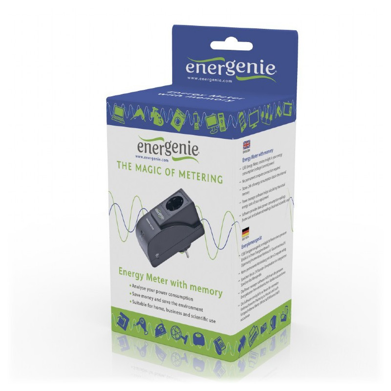 EnerGenie Compteur d\'énergie USB avec mémoire -EGM-PWML EnerGenie Compteur d\'énergie USB avec mémoire -EGM-PWML
