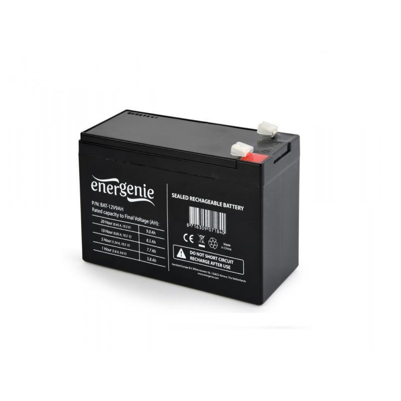 EnerGenie Batterie 12V 9 AH - BAT-12V9AH