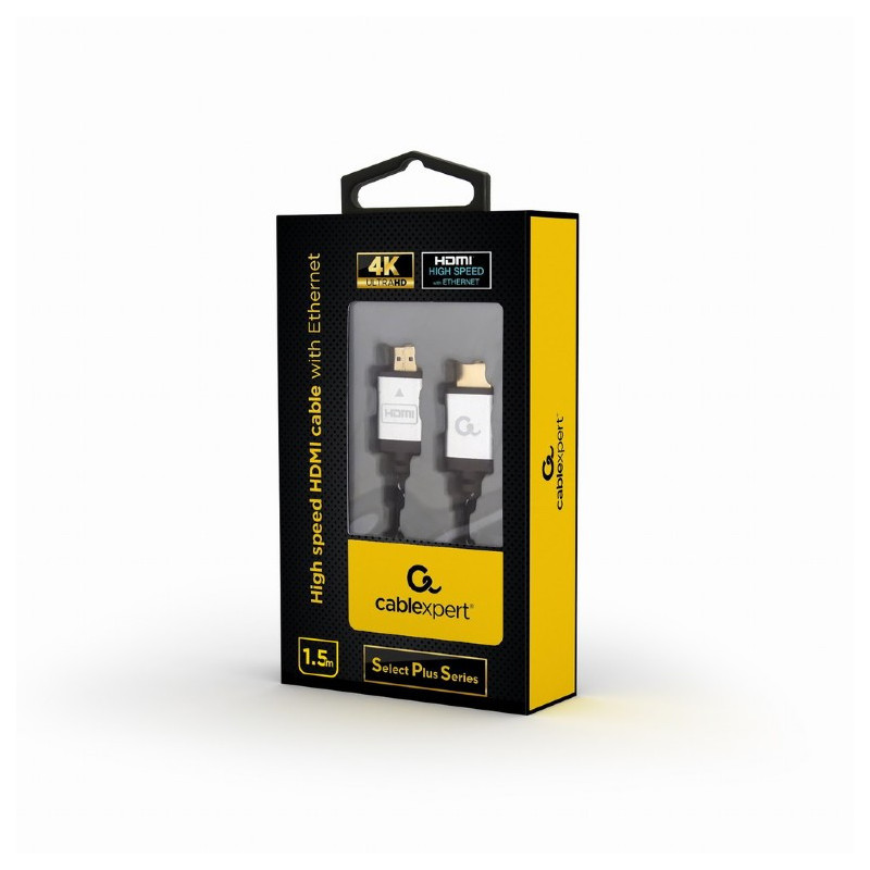 CableXpert Câble HDMI Select Plus Série 1.5m CCB-HDMIL-1.5M