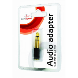 Adaptateur audio CableXpert 6.35 mm vers 3.5 mm A-6.35M-3.5F