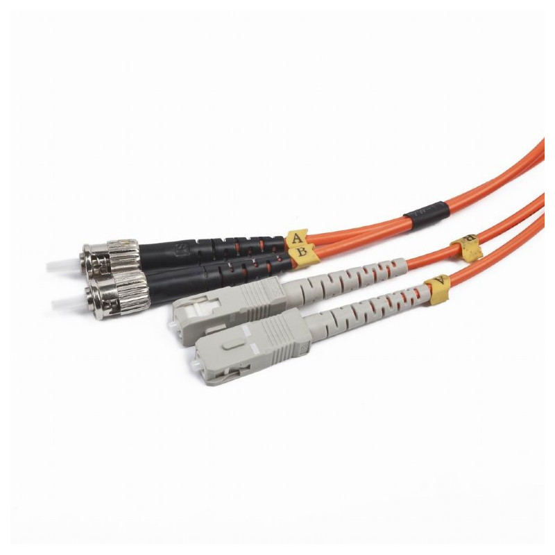 Câble fibre optique multimode CableXpert Duplex 5 m CFO-STSC-OM2-5M Câble fibre optique multimode CableXpert Duplex 5 m CFO-STSC-OM2-5M