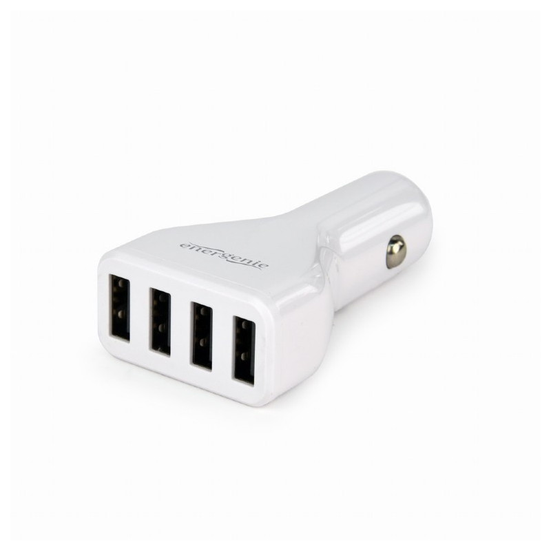 EnerGenie Chargeur de voiture USB 4 ports. 4.8 A - EG-U4C4A-CAR-01 EnerGenie Chargeur de voiture USB 4 ports. 4.8 A - EG-U4C4A-CAR-01