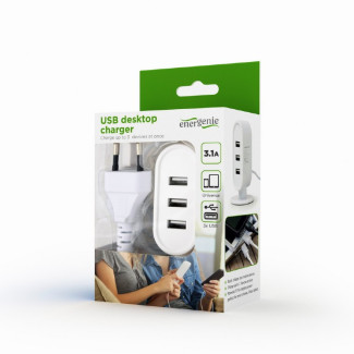 EnerGenie Chargeur de bureau USB universel. 3.1 A - EG-U3C3A-01-MX 2