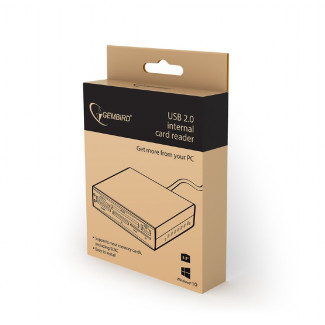 Gembird Lecteur/enregistreur de cartes USB interne noir - FDI2-ALLIN1-02-B