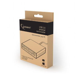 Gembird Lecteur/enregistreur de cartes USB interne noir - FDI2-ALLIN1-02-B