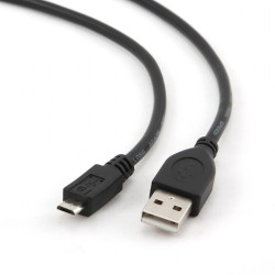 Câble Micro-USB CableXpert 0.1 m CCP-mUSB2-AMBM-0.1M