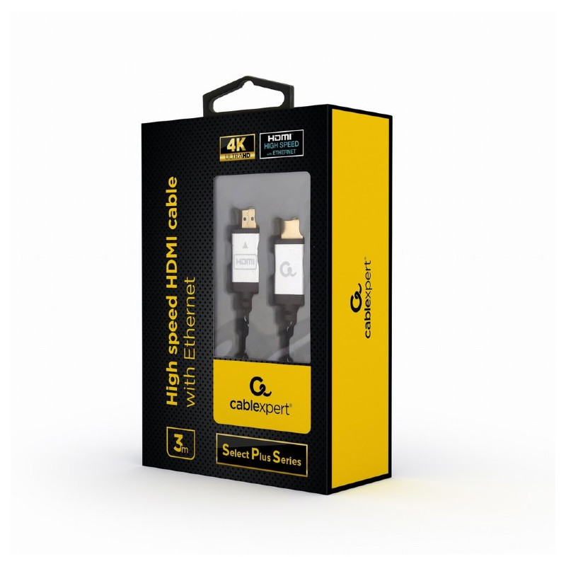 CableXpert Câble HDMI 3m Série Select Plus CCB-HDMIL-3M