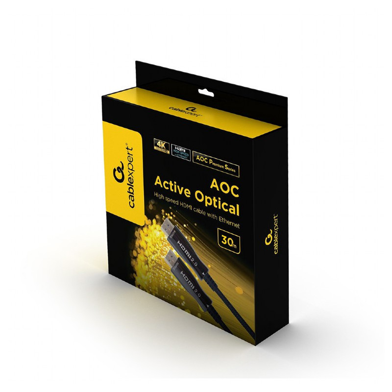CableXpert Câble HDMI Mâle vers Mâle Premium 30m CCBP-HDMI-AOC-30M