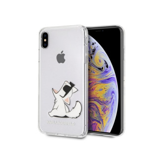 Karl Lagerfeld iPhone XS Max hardcase transparent Choupette Fun