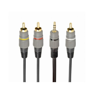 Câble audio stéréo CableXpert jack 3.5 mm CCAP-4P3R-1.5M