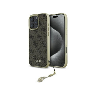 Guess iPhone 16 Pro brown hardcase 4G Charms Collection