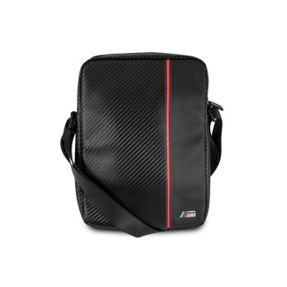 BMW Tablet Bag 8 black Carbon Red Stripe