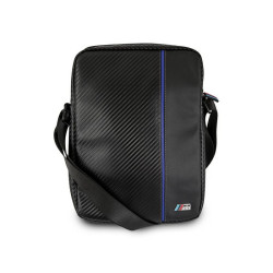 BMW Tablet Bag 10 Carbon Blue Stripe