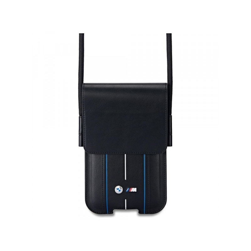 BMW Phone Pouch Blue Stripes black BMW Phone Pouch Blue Stripes black