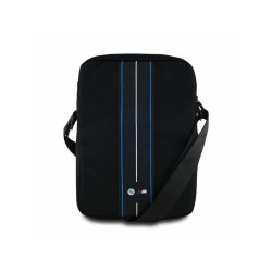 BMW Tablet Bag 10 black Nylon Blue Stripe