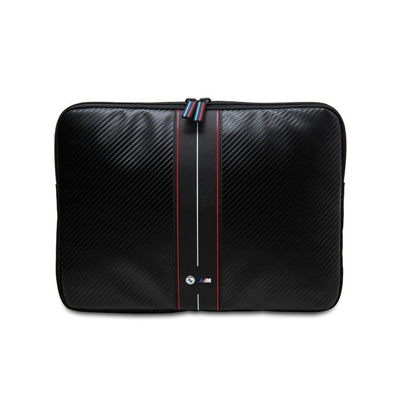 BMW Sleeve 16 black Carbon Red Stripes