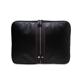 BMW Sleeve 14 black Carbon Red Stripes
