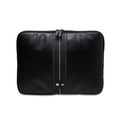 BMW Sleeve 14 black Carbon Red Stripes