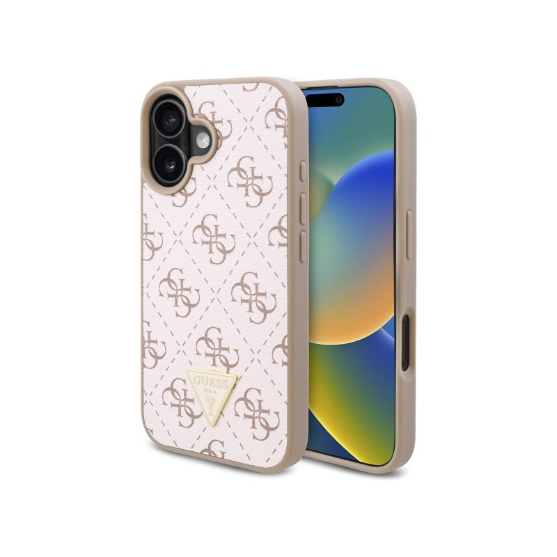 Guess iPhone 16 Plus white hardcase New 4G Triangle