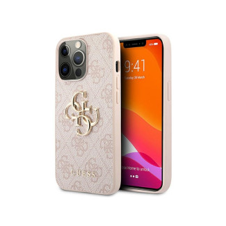 Guess iPhone 13/13 Pro pink hardcase 4G Big Metal Logo