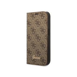 Guess iPhone 14 Pro Max brown book 4G Vintage Gold Logo