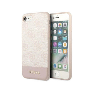 Guess iPhone 7/8/SE 2020/SE 2022 pink hardcase 4G Stripe Collection