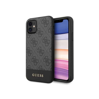 Guess iPhone 11/Xr grey hard case 4G Stripe Collection