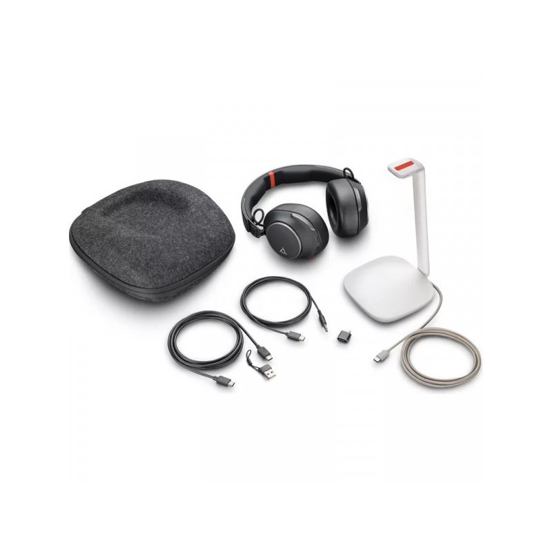 HP POLY Voyager Surround 85 UC Bluetooth Headset Calls/Music - 8G7T7AA