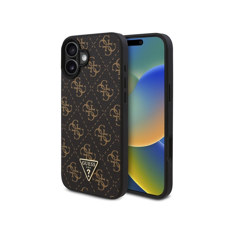 Guess iPhone 16 Plus black hardcase New 4G Triangle