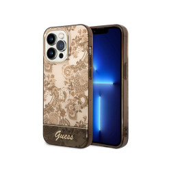 Guess iPhone 14 Pro ochre hardcase Porcelain Collection