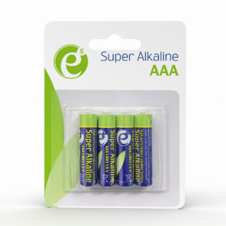 EnerGenie Pack de 4 Piles alcaline AAA LR03 - EG-BA-AAA4-01 