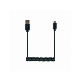 Câble micro USB torsadé CableXpert 1.8 m noir CC-mUSB2C-AMBM-6