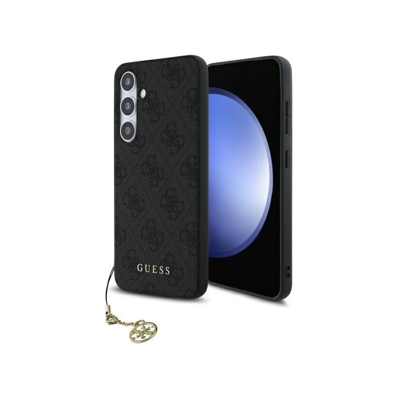 Guess Samsung Galaxy S24 FE S721 grey hardcase 4G Charms Collection
