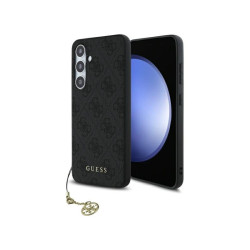 Guess Samsung Galaxy S24 FE S721 grey hardcase 4G Charms Collection