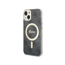 Guess iPhone 13/14/15 black hardcase IML 4G MagSafe