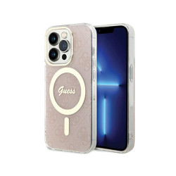 Guess iPhone 15 Pro Max pink hardcase IML 4G MagSafe