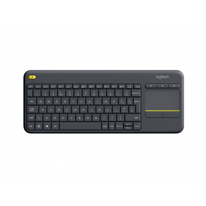Logitech Wireless Touch Keyboard K400 Plus Black NLB-Layout 920-007131 Logitech Wireless Touch Keyboard K400 Plus Black NLB-Layout 920-007131
