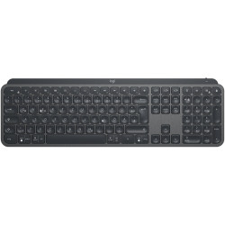 Logitech MX Keys - Standard - RF sans fil + Bluetooth - QWERTZ - Noir 920-009403 