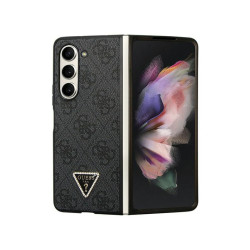 Guess Samsung Galaxy Z Fold5 black hardcase Leather 4G Diamond Triangle
