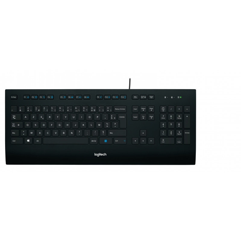 Logitech Corded Keyboard K280e for Business FR-Layout 920-005210 Logitech Corded Keyboard K280e for Business FR-Layout 920-005210