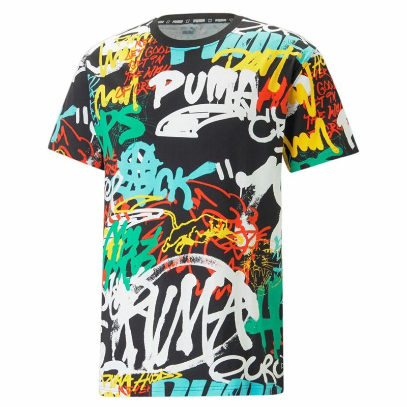 T-shirt à manches courtes homme Puma Graffiti Noir