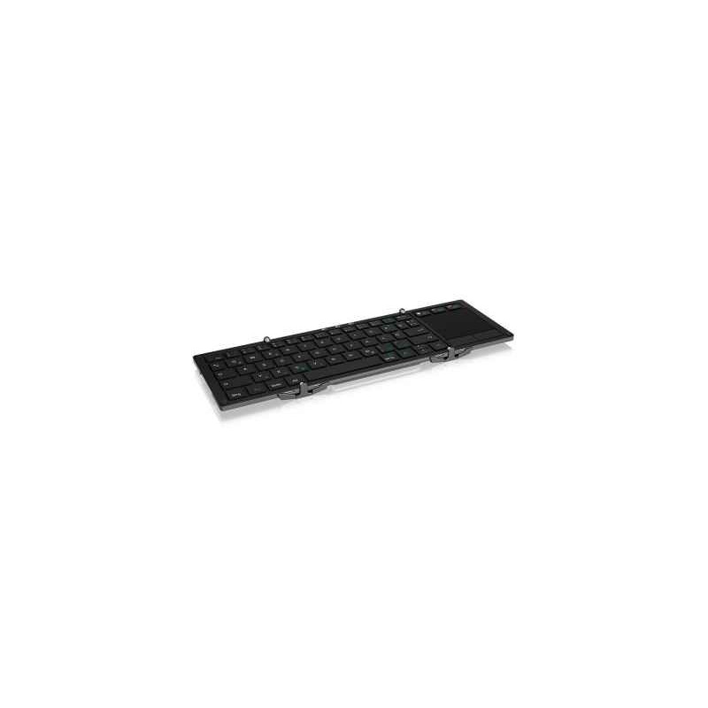 KeySonic KSK-3220BT clavier Bluetooth QWERTZ Allemand Noir Argent 60204 KeySonic KSK-3220BT clavier Bluetooth QWERTZ Allemand Noir Argent 60204