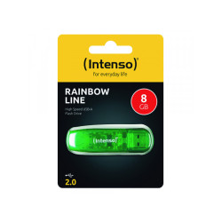 Intenso USB Flash Drive Rainbow Line 8 Go Vert (3502460)