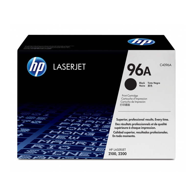 HP 96A - 5000 pages - Noir - 1 pièce(s) C4096A HP 96A - 5000 pages - Noir - 1 pièce(s) C4096A