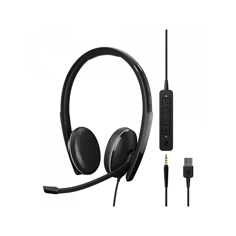 EPOS ADAPT 165 USB II Wired Office/Call Center Headset Black - 1000916