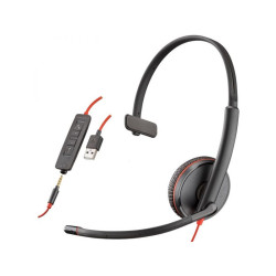 HP Poly Blackwire 3215 Headset On Ear Mono USB-C/A - 80S06A6