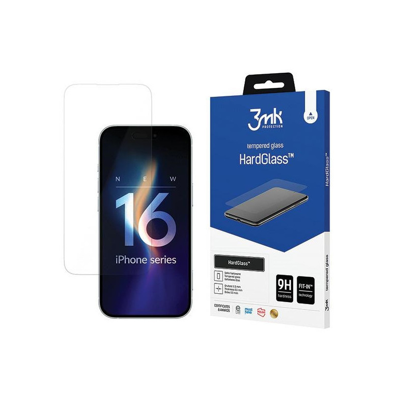 3MK HardGlass iPhone 16 3MK HardGlass iPhone 16