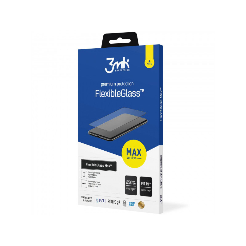 3MK FlexibleGlass Max iPhone 12/12 Pro black 3MK FlexibleGlass Max iPhone 12/12 Pro black