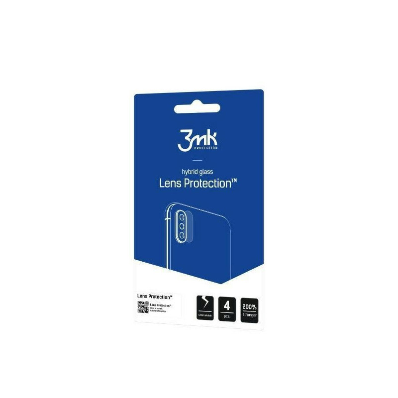3MK Lens Protect iPhone 15 Plus Hybrid Glass for Camera 4pices 3MK Lens Protect iPhone 15 Plus Hybrid Glass for Camera 4pices